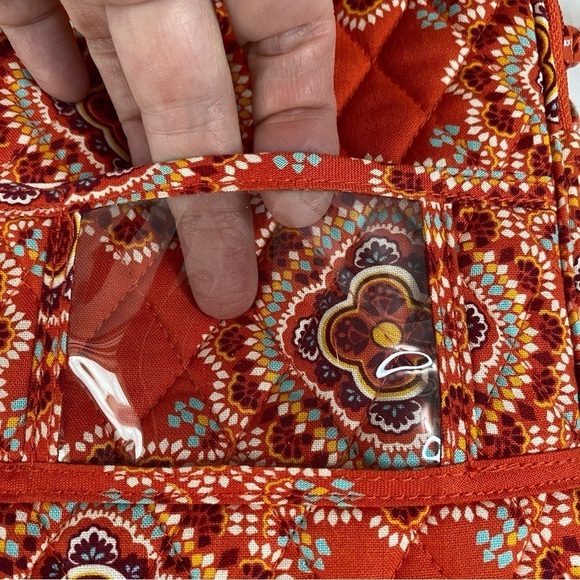 Vera Bradley MINI BOHO HIPSTER
Crossbody PAPRIKA Shoulder
Bag Purse Organizer - Picture 10 of 15